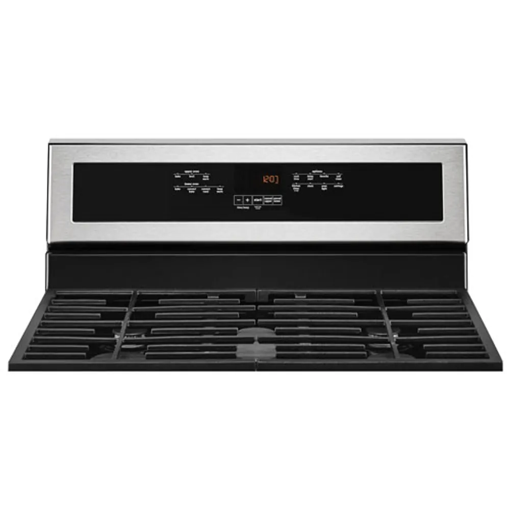 Maytag 30" 6.0 Cu. Ft. Double Oven 5-Burner Freestanding Gas Range (MGT8800FZ) - Stainless Steel