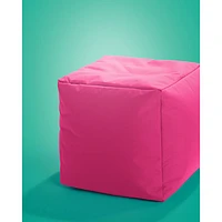 Fauteuil poire contemporain Cube Brava - Rose
