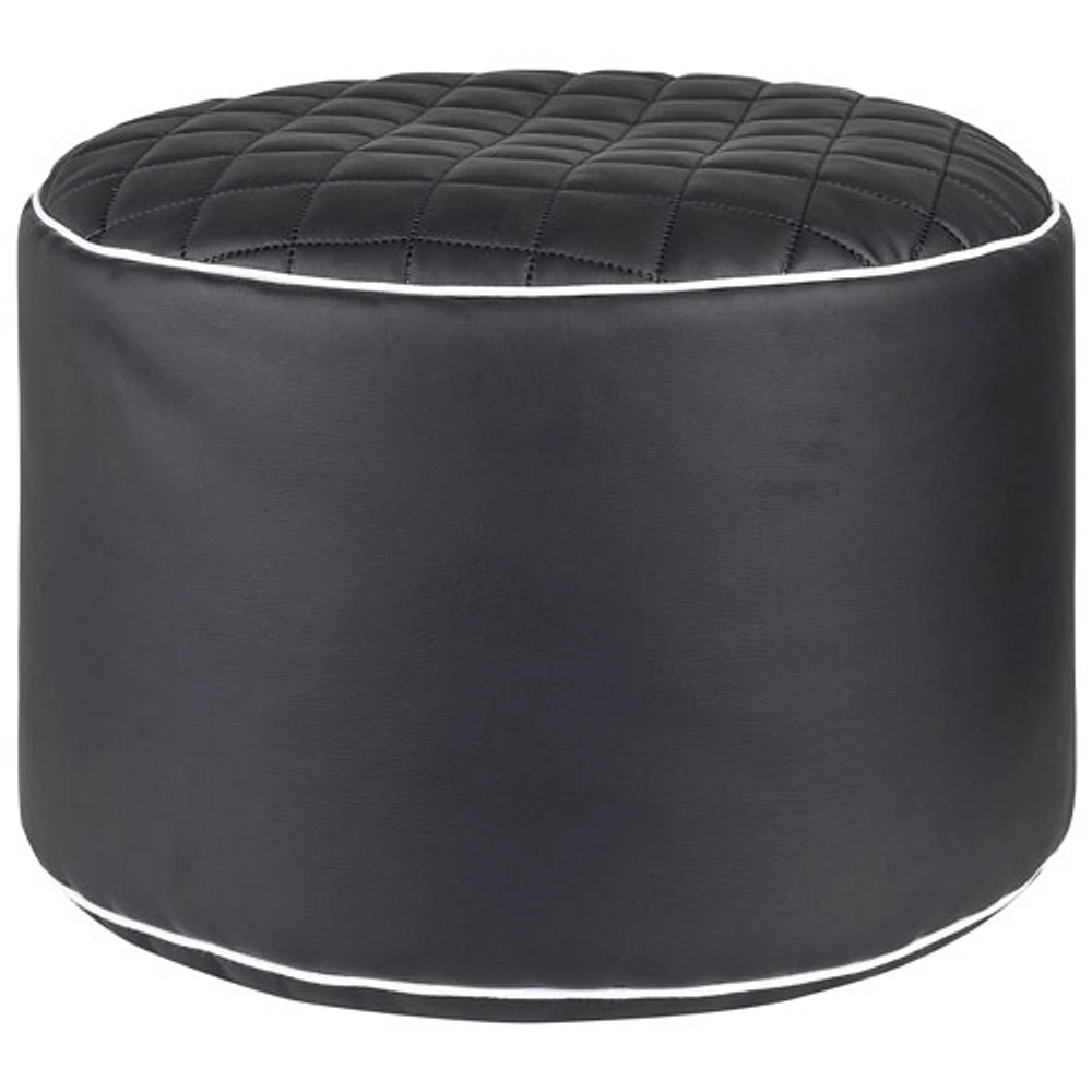 Dotcom Modo Tap Contemporary Pouf - Black