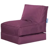 Twist Brava Contemporary Bean Bag Chair - Purple