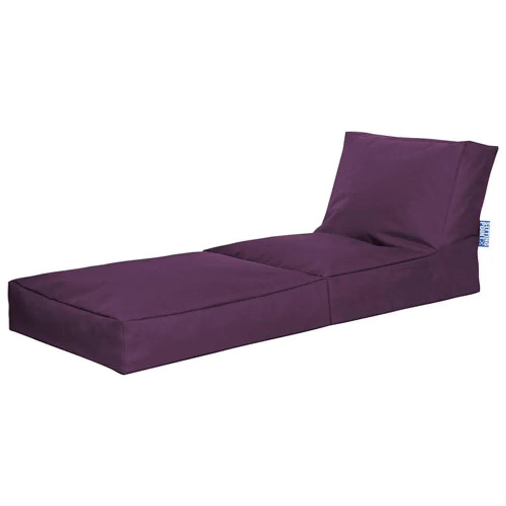 Fauteuil poire contemporain Twist Brava - Violet