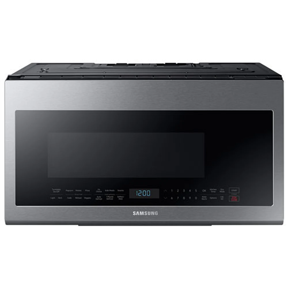 Samsung Over-The-Range Microwave - 2.1 Cu. Ft. - Stainless Steel - Open Box - Scratch & Dent