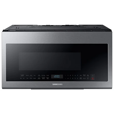 Samsung Over-The-Range Microwave - 2.1 Cu. Ft. - Stainless Steel - Open Box - Scratch & Dent