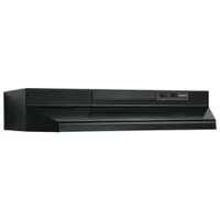 Broan 30" Under Cabinet Range Hood (BU2) - Black