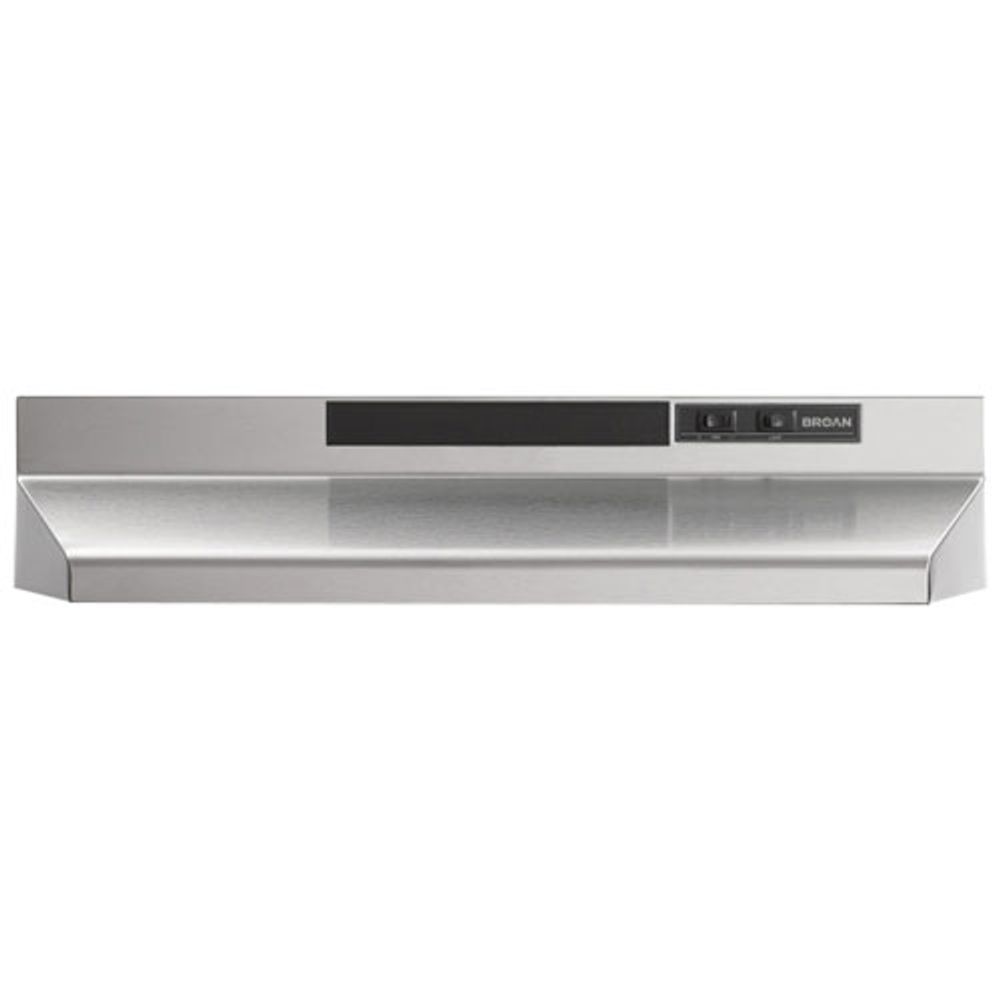 Broan 30" Under Cabinet Range Hood (BU2) - Stainless Steel