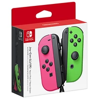 Nintendo Switch Left and Right Joy-Con Controllers - Neon Pink/Neon Green