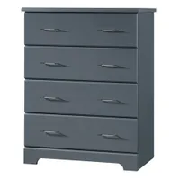 Storkcraft Brookside 4-Drawer Chest-Grey