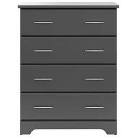 Storkcraft Brookside 4-Drawer Chest-Grey