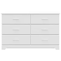 Storkcraft Brookside 6-Drawer Dresser - White