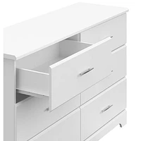 Storkcraft Brookside 6-Drawer Dresser - White