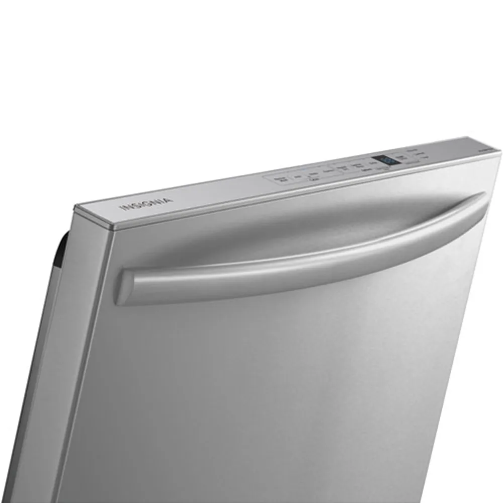 Insignia 24" 51dB Built-In Dishwasher w/ Stainless Steel Tub (NS-DWH1SS9) - Stainless - Only at Best Buy