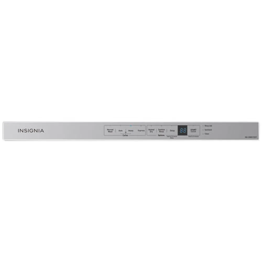 Insignia 24" 51dB Built-In Dishwasher w/ Stainless Steel Tub (NS-DWH1SS9) - Stainless - Only at Best Buy