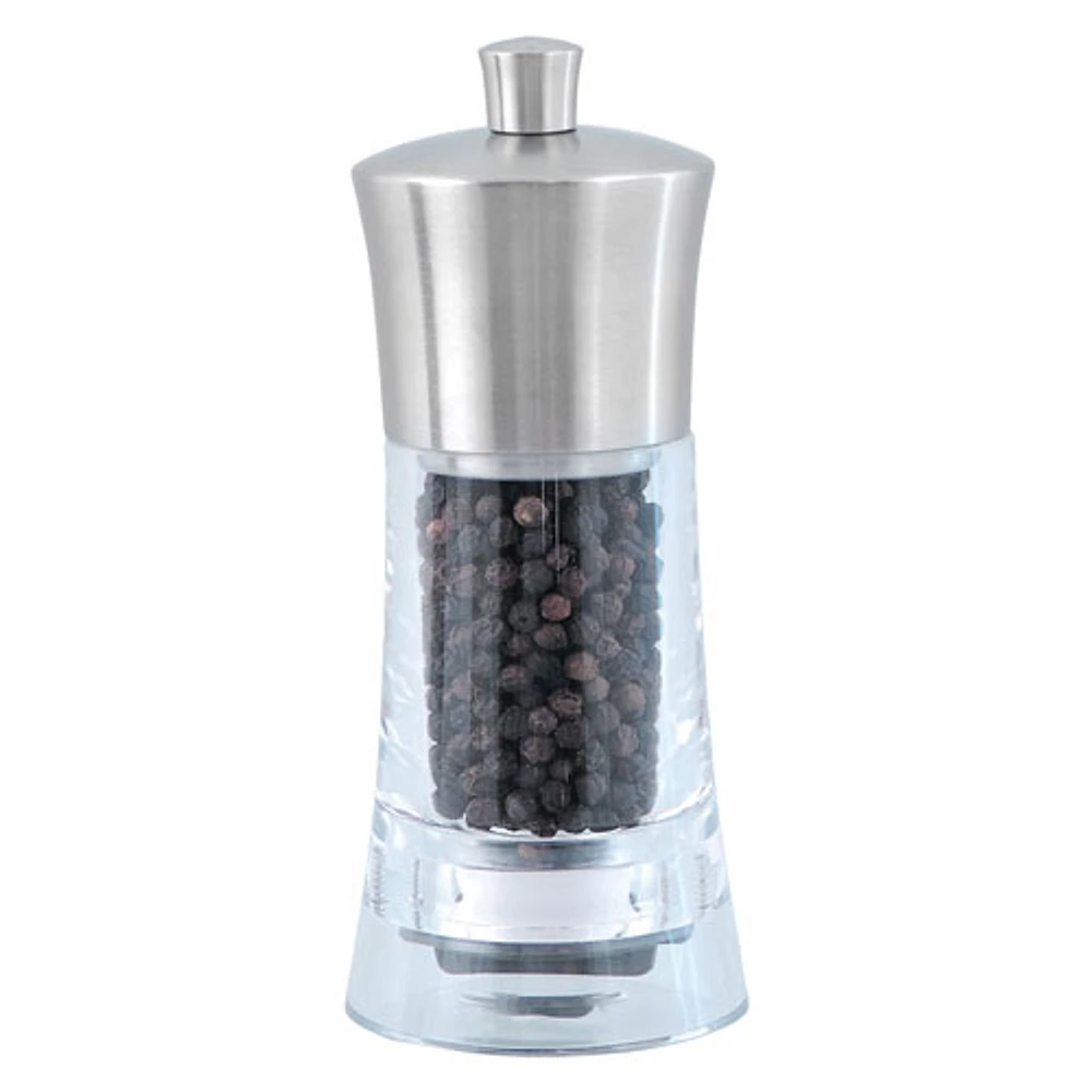 Swissmar Torre Pepper Mill (SMP1502SS) - Stainless Steel/Clear