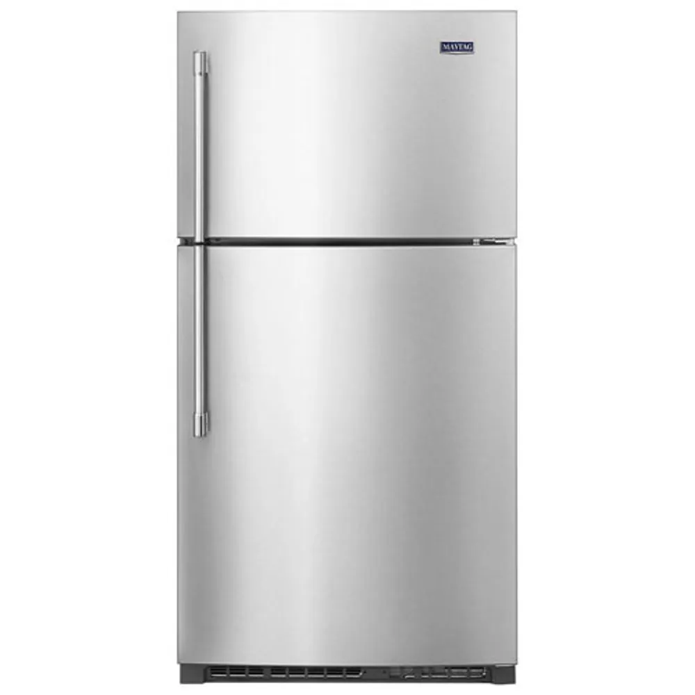 Maytag 33" 21 Cu. Ft. Top Freezer Refrigerator with LED Lighting (MRT711SMFZ) - Stainless Steel