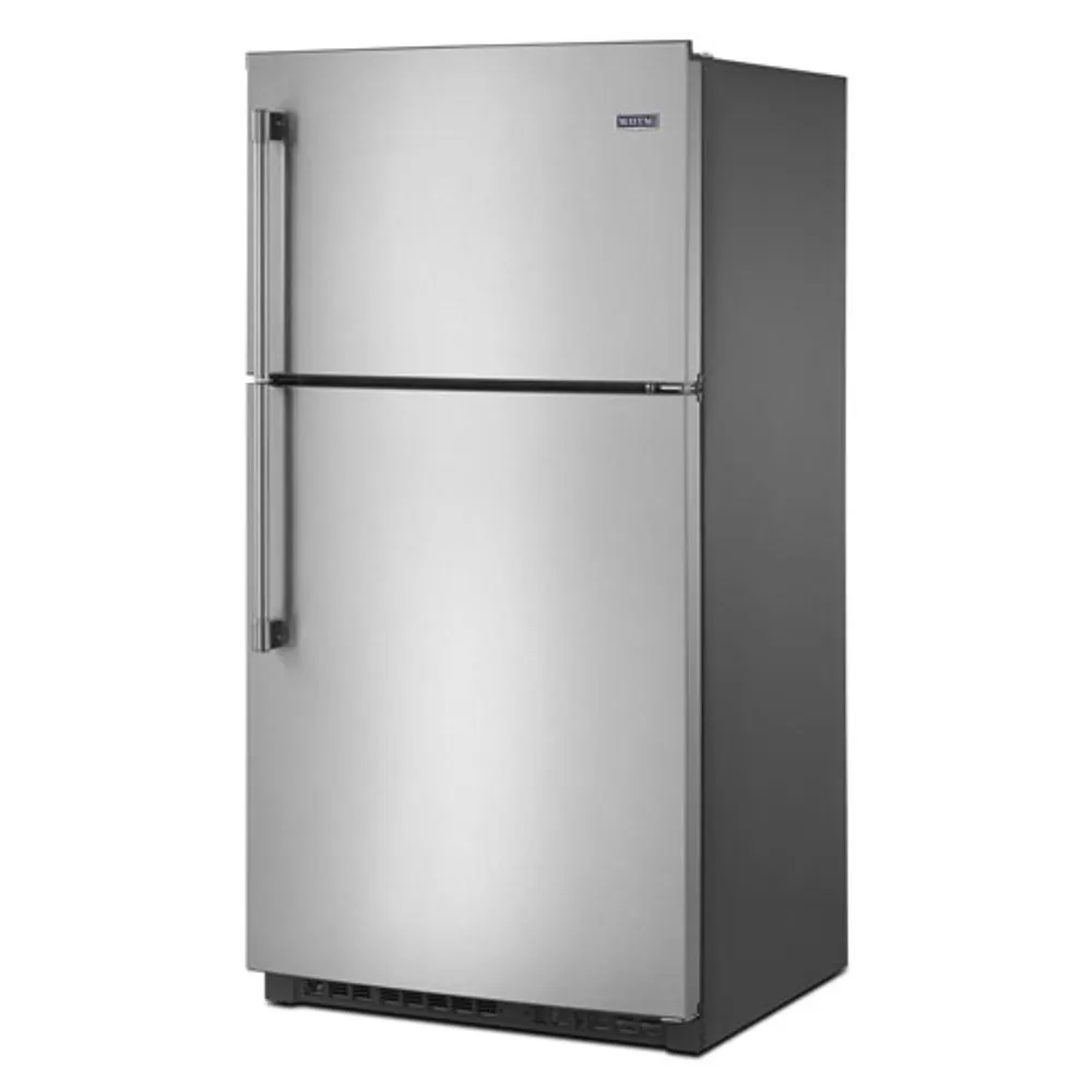 Maytag 33" 21 Cu. Ft. Top Freezer Refrigerator with LED Lighting (MRT711SMFZ) - Stainless Steel