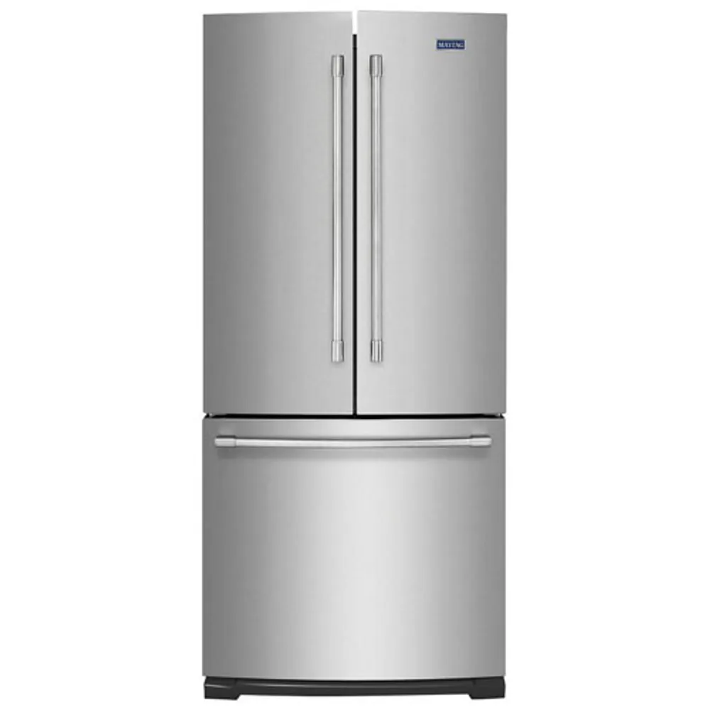 Maytag 30" 20 Cu. Ft. French Door Refrigerator with LED Lighting (MFB2055FRZ) - Stainless Steel