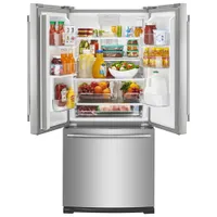 Maytag 30" 19.7 Cu. Ft. French Door Refrigerator with LED Lighting (MFW2055FRZ) - Stainless Steel