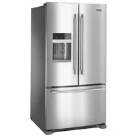 Maytag 36" 25 Cu. Ft. French Door Refrigerator with LED Lighting (MFI2570FEZ) - Stainless Steel
