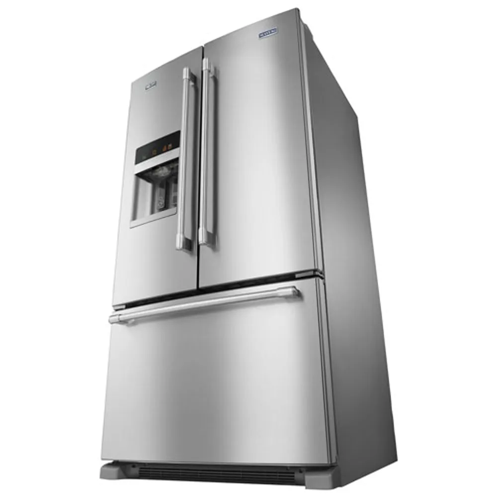 Maytag 36" 25 Cu. Ft. French Door Refrigerator with LED Lighting (MFI2570FEZ) - Stainless Steel