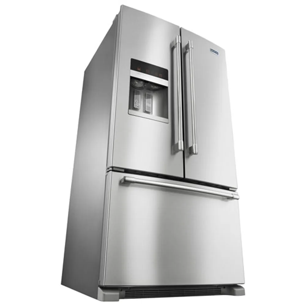 Maytag 36" 25 Cu. Ft. French Door Refrigerator with LED Lighting (MFI2570FEZ) - Stainless Steel