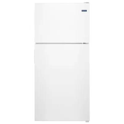 Maytag 30" 18 Cu. Ft. Top Freezer Refrigerator with LED Lighting (MRT118FFFH) - White