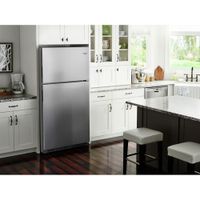Maytag 30" 18 Cu. Ft. Top Freezer Refrigerator with LED Lighting (MRT118FFFZ) - Stainless Steel