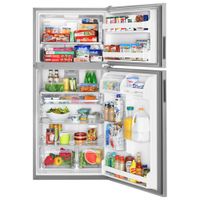 Maytag 33" 21 Cu. Ft. Top Freezer Refrigerator with LED Lighting (MRT311FFFZ) - Stainless Steel