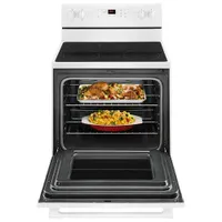Maytag 30" 5.3 Cu. Ft. Self-Clean 5-Element Freestanding Electric Range (YMER6600FW) - White