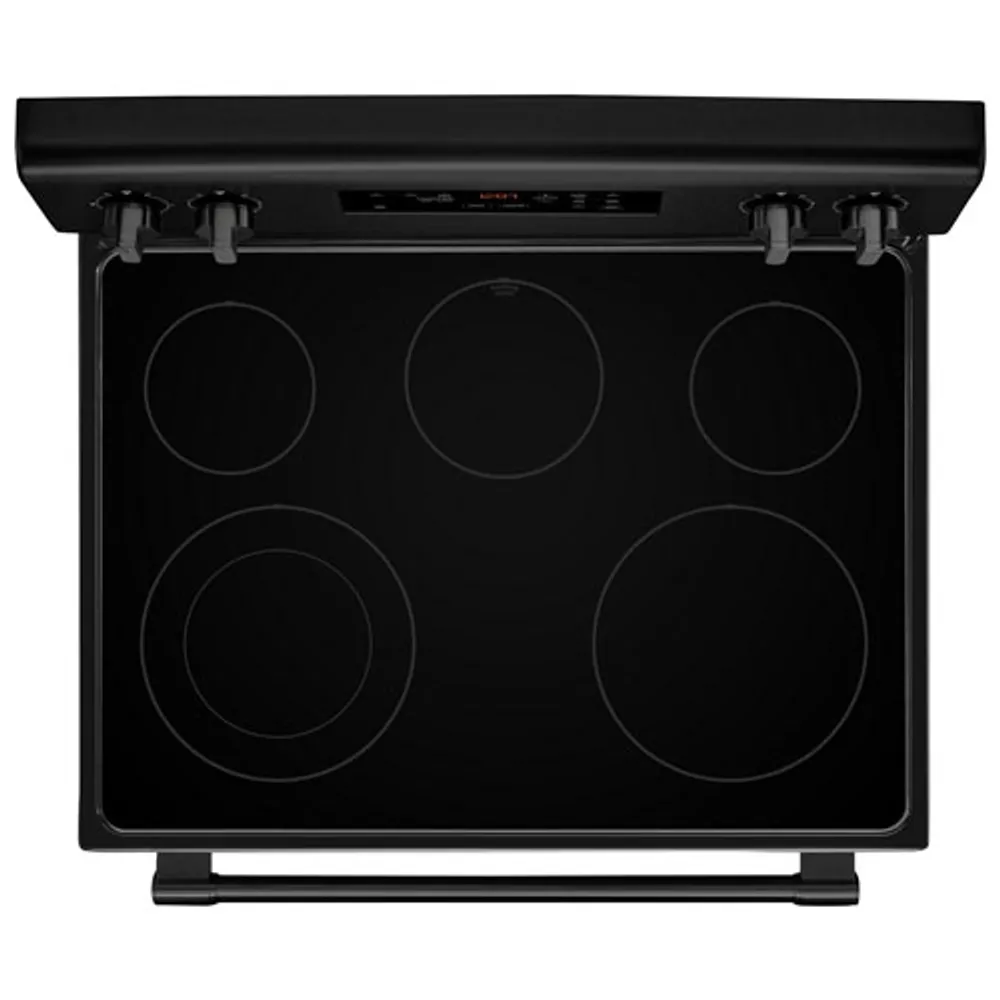 Maytag 30" 5.3 Cu. Ft. Self-Clean 5-Element Freestanding Electric Range (YMER6600FB) - Black