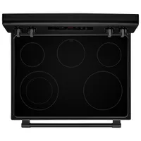 Maytag 30" 5.3 Cu. Ft. Self-Clean 5-Element Freestanding Electric Range (YMER6600FB) - Black