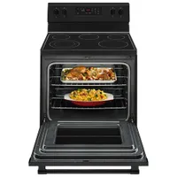 Maytag 30" 5.3 Cu. Ft. Self-Clean 5-Element Freestanding Electric Range (YMER6600FB) - Black