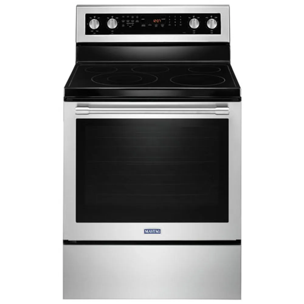 Maytag 30" 6.4 Cu. Ft. True Convection 5-Element Electric Range (YMER8800FZ) - Stainless Steel