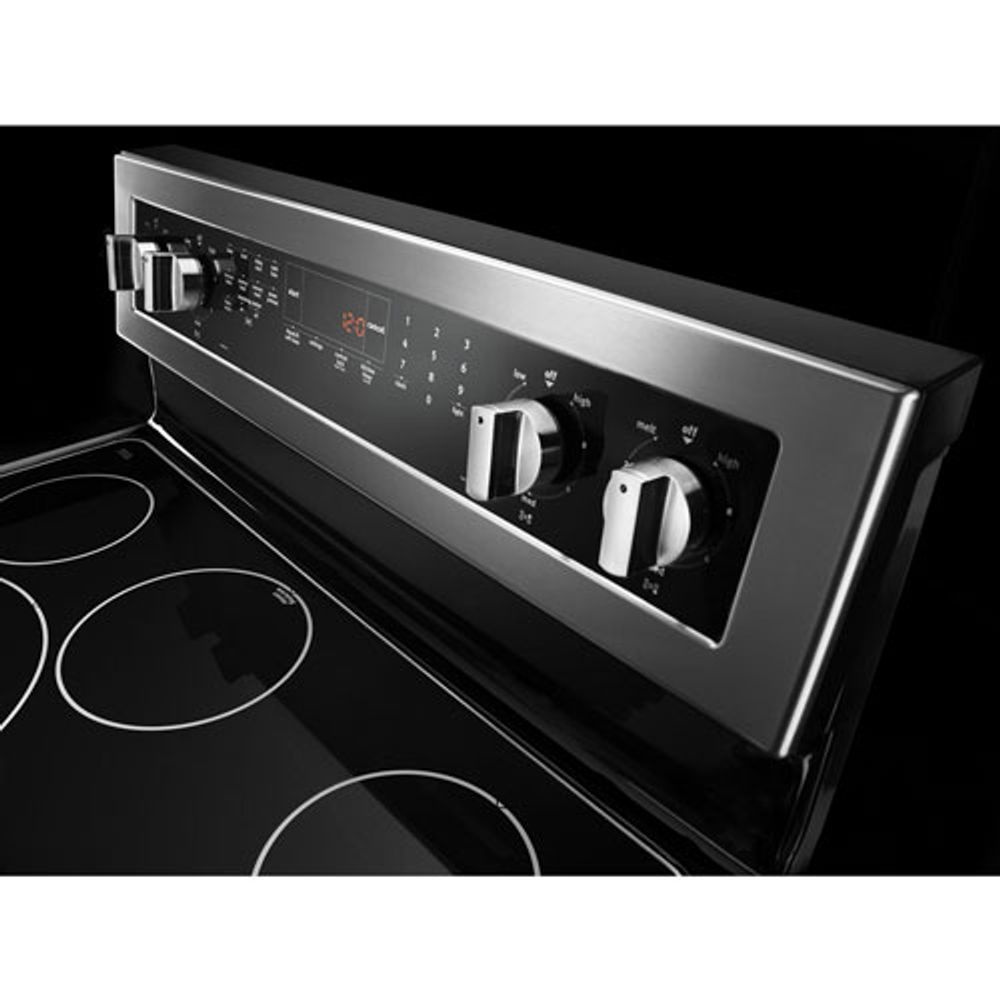 Maytag 30" 6.4 Cu. Ft. True Convection 5-Element Electric Range (YMER8800FZ) - Stainless Steel