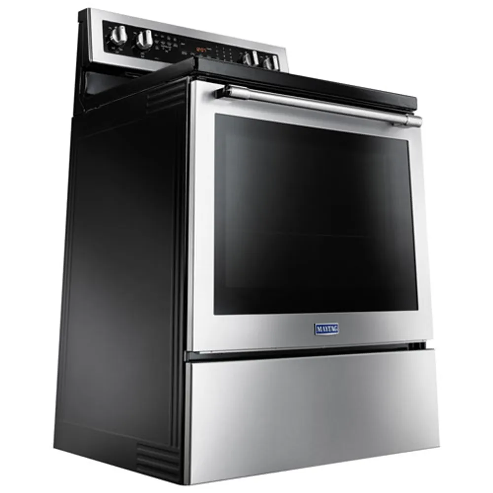 Maytag 30" 6.4 Cu. Ft. True Convection 5-Element Electric Range (YMER8800FZ) - Stainless Steel