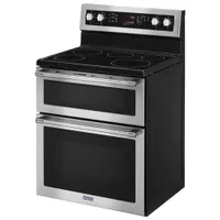 Maytag 30" 6.7 Cu. Ft. Double Oven 5-Element Freestanding Electric Range (YMET8800FZ) - Stainless