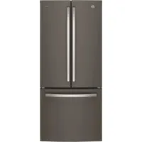 GE Profile 30" 20.8 Cu. Ft. French Door Refrigerator with Water Dispenser (PNE21NMLKES) - Slate