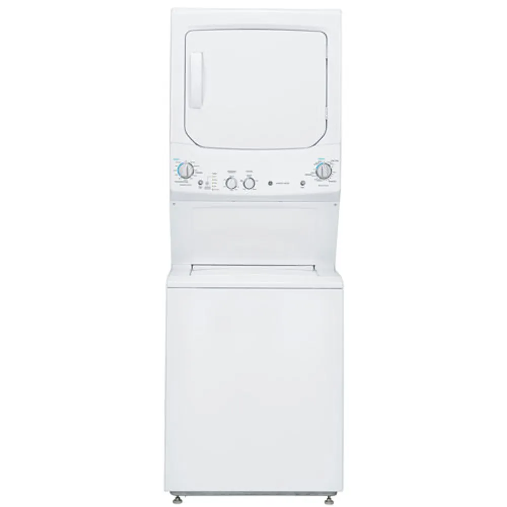 GE 5.9 Cu. Ft. Electric Washer & Dryer Laundry Centre (GUD27ESMMWW) - White