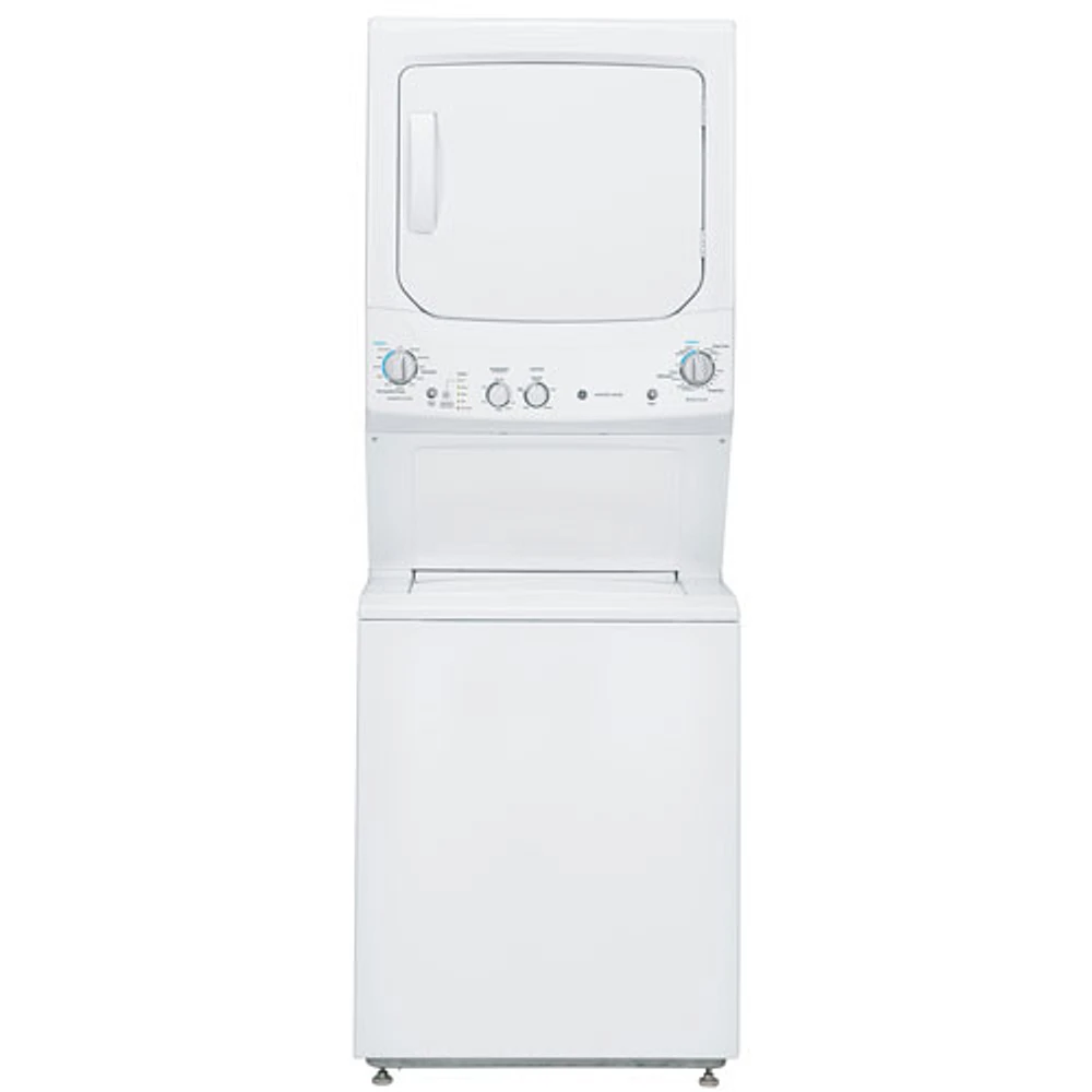 GE 4.4 Cu. Ft. Electric Washer & 5.9 Cu. Ft. Dryer Laundry Centre (GUD27ESMMWW) - White