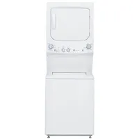 GE 5.9 Cu. Ft. Electric Washer & Dryer Laundry Centre (GUD27ESMMWW) - White