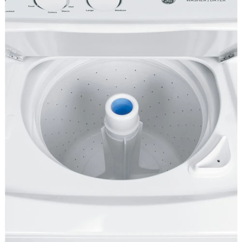 GE 5.9 Cu. Ft. Electric Washer & Dryer Laundry Centre (GUD27ESMMWW) - White