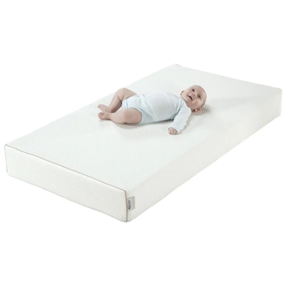 Graco 6" Dual-Comfort Natural Bamboo Anti-Microbial Crib & Toddler Mattress