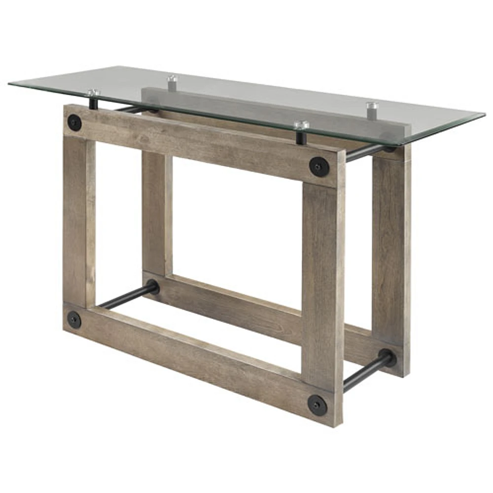 Fresno Contemporary Console Table - Ash Brown