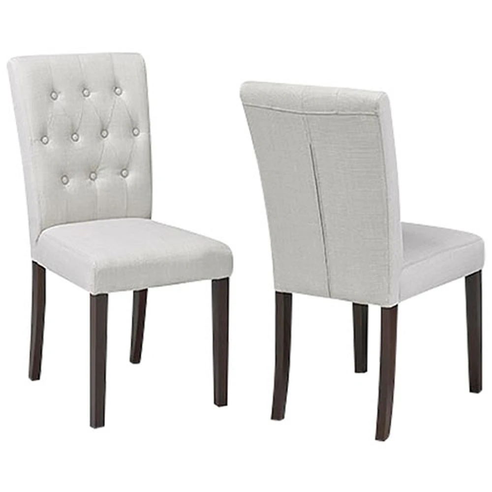 Contemporary Fabric Dining Chair - Set of 2