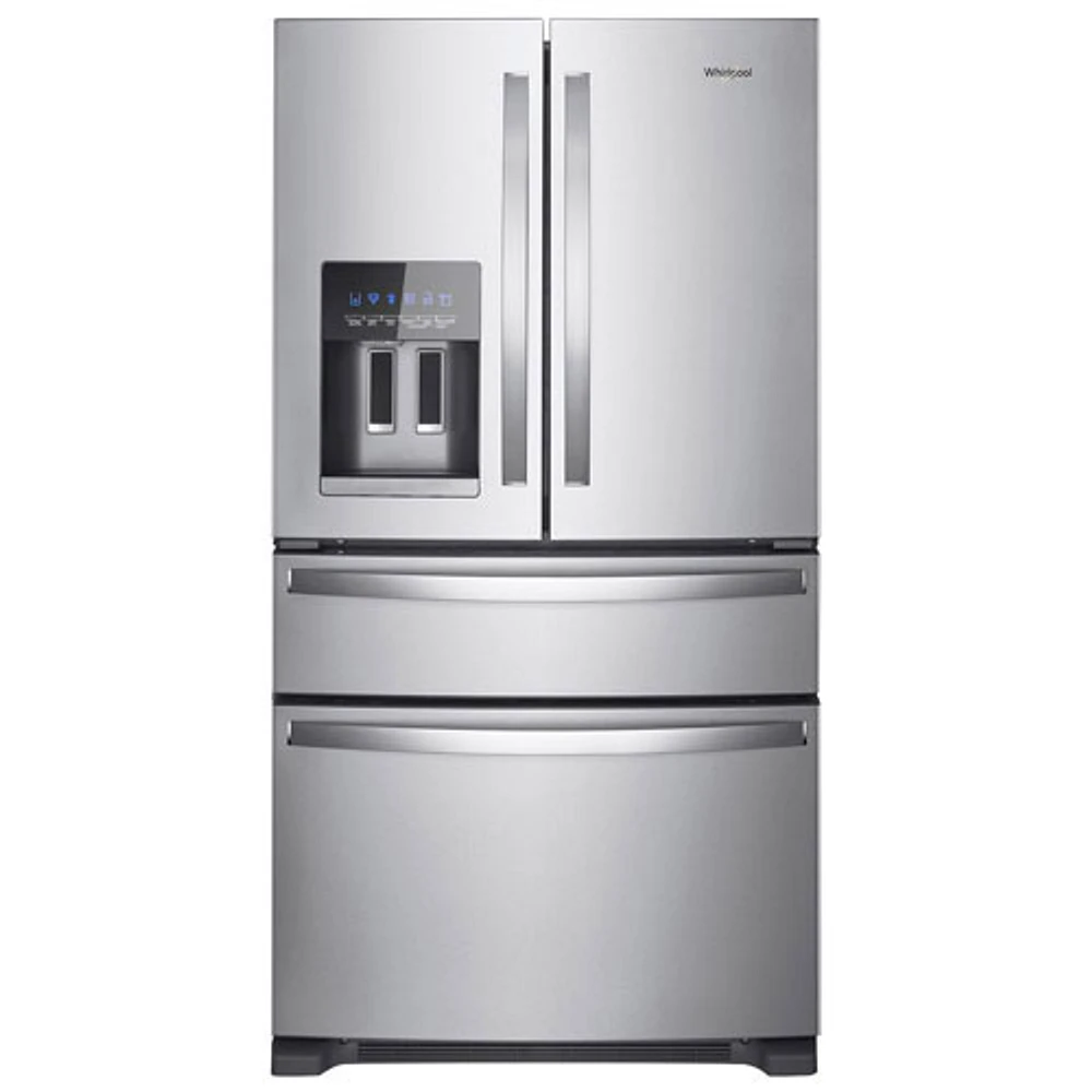 Whirlpool 36" 4-Door French Door Refrigerator (WRX735SDHZ) -Stainless Steel-Open Box-Scratch & Dent