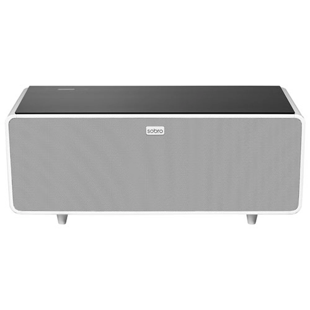 Sobro Smart Coffee Table with Refrigerated Drawer - White