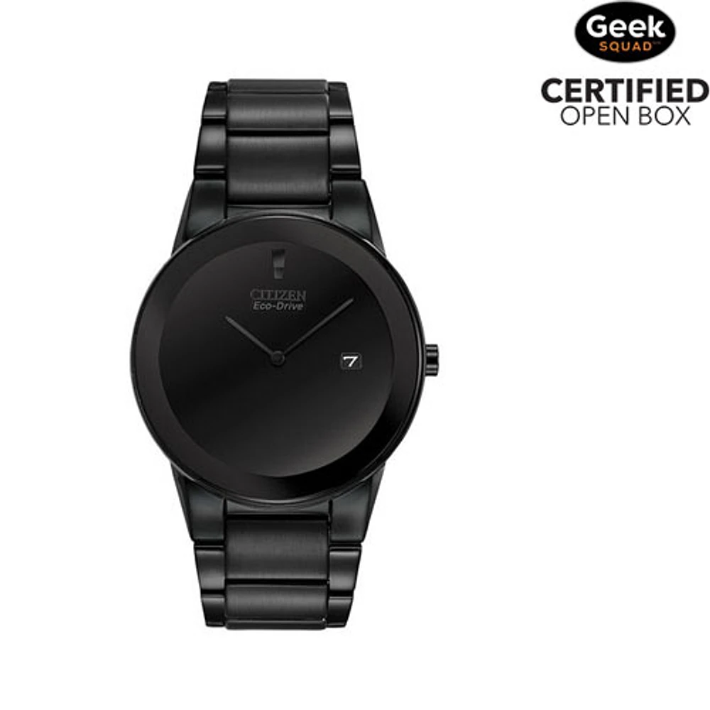 Open Box - Citizen Axiom 40mm Men's Analog Solar Powered Dress Watch - Black