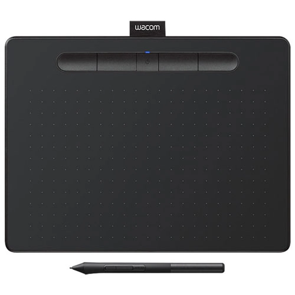 Wacom Intuos 8.5" x 5.3" Graphic Tablet with Stylus (CTL6100WLK0) - Black