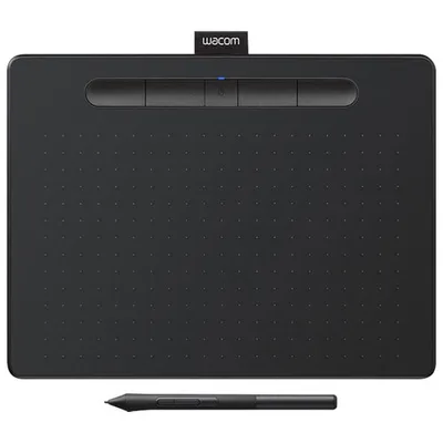 Wacom Intuos 8.5" x 5.3" Graphic Tablet with Stylus (CTL6100WLK0) - Black