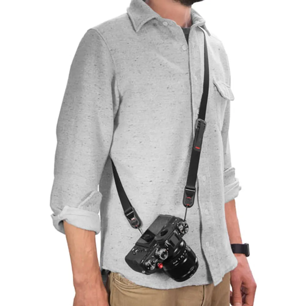 Courroie d'appareil photo Leash de Peak Design - Noir