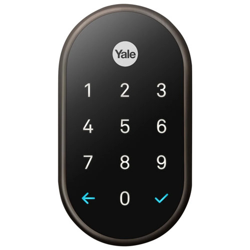 Google Nest x Yale Wi-Fi Smart Lock - Oil Rubbed Bronze